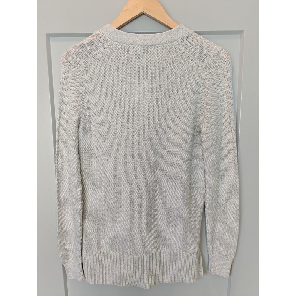 Madewell Heather Fog Knit Cardigan‎ Sweater Button Front Pockets XXS - Picture 7 of 10